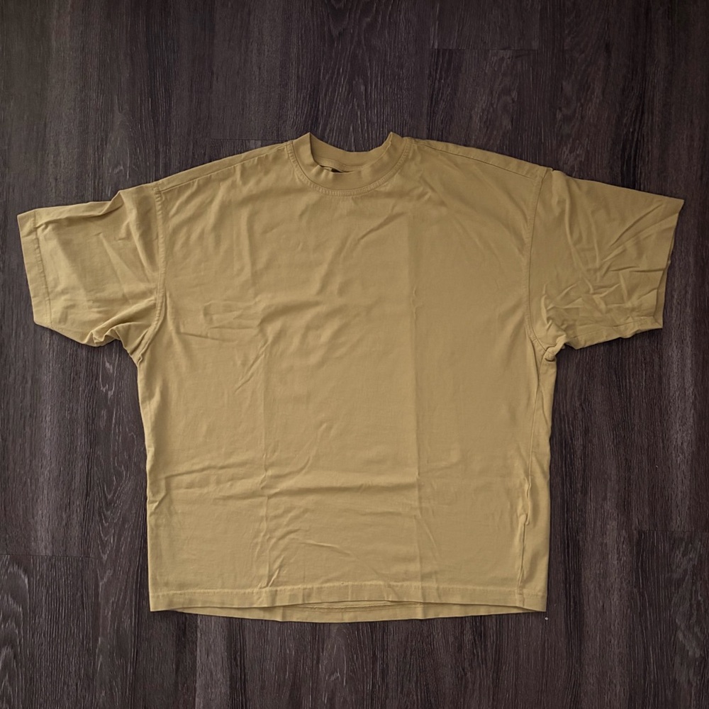 H&M Pale Yellow Short Sleeve Men's Tee